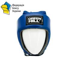 Боксерський шолом Green hill Шолом UBF LOGO синій шкіра